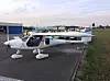 Ulykkesflyet (I-D057) i september. Foto: Pipistrel