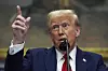 USAs president Donald Trump, her under sin tale i Det hvite hus 21. januar.