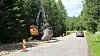 Veiarbeid, gangvei, fortau, Volas, Kongsvinger juli 2020