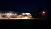 Et amerikansk C-130J Super Hercules-fly lander på en strand på Rømø i Danmark under øvelsen Northern Viking 26 i slutten av august. Foto: U.S. Air Force photo by Senior Airman Edgar Grimaldo