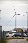 Siemens-turbinen skal løftes av før fundamentet skal demonteres. Foto: Marius Valle