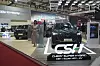 En kinesisk-produsert Tiggo 8 CSH-hybridbil vises fram på en messe i Indonesia.