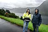 Hetta på! Utendørsbefaring for to mennesker med fartstid fra tunneler, nå snart framover i en stor og lang en. Fv. Erik Frogner i AF-Gruppen og Harald Inge Johnsen i Kystverket. Foto: Eirik Helland Urke