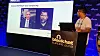 AI-assistert bildemanipulering blir et problem, mener de to forskerne Vijay Thaware og Niranjan Agnihotri (t v), som fortalte om emnet på Black Hat Europe. Foto: Jakob Møllerhøj