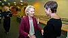 Kommisjonspresident Ursula von der Leyen og påtroppende Høyre-leder Ine Marie Eriksen Søreide kjenner hverandre fra før. Foto: Theis Roksvåg / Norges delegasjon til EU