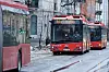Onsdag var det svært glatt på veiene i Oslo og omegn. Blant annet sto bussene i Kirkeveien i Oslo.