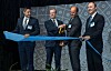 I 2018 klippet Yara-sjef Svein Tore Holsether snora og åpnet en ny ammoniakkfabrikk i Freeport, Texas. Magnus Ankarstrand til venstre. De andre på bildet er fra kjemikalieselskapet BASF.