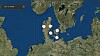 Slik ser de første konturene av et lydkart over Danmark ut. Ambisjonen er mer enn 100.000 lydopptak fra hele landet.