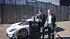 Sammen om radio: Radiogründer Tom Austad har fått designhjelp av Bård Eker som møtte opp i egendesignet Koenigsegg. . Foto: Odd Richard Valmot