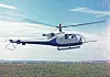Jomfruferd med SA340 Gazelle i 1967. Her var både motor og rotorer hentet fra Alouette II. Foto: Airbus
