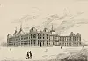 Forslag til utforming av regjeringskvartal i 1891.