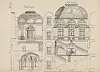 Forslag til utforming av regjeringskvartal i 1891.