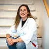 Doktorgradsstipendiat Madison Taylor ved UiT forsker på menstruasjonssyklus og trening. Foto: UiT Norges arktiske universitet