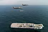 To britiske F-35B Lightning II landet for første gang på det nye hangarskipet HMS Queen Elizabeth i forrige uke. Foto: Dane Wiedmann