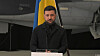 Ukrainas president Volodymyr Zelenskyj under en pressekonferanse i Sverige 22.10.2025.