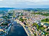 Stavanger sentrum. 12 kommuner på Jæren skal skifte ut en av drikkevannskildene sine.