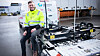 Dagfinn Solvik-Olsen i Leica Geosystems er fornøyd med uttestingen av det nye utstyret i Stavanger.