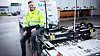 Dagfinn Solvik-Olsen i Leica Geosystems er fornøyd med uttestingen av det nye utstyret i Stavanger.