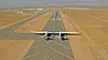 Det enorme vingespennet på Stratolauncher synes godt på dette luftfotoet. Foto: Stratolaunch