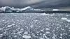 Smeltende is utenfor Ilulissat på Grønland. Arkivfoto: