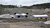 Hoveddelen av massene fra boringen av tunnelen ble værende på Åsland, sør i Oslo.