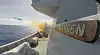Naval Strike Missile (NSM) skytes fra fregatten KNM Fridtjof Nansen.