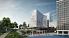 Anbefalingen for nytt regjeringskvartal mot J. Nygårdsvolls plass.