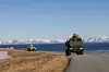 M142 Himars fra det amerikanske marinekorpset på Andøya i april 2023. Dette er blant systemene som vurderes når Forsvaret skal få evnen til landbasert langtrekkende presisjonsild. Foto: Lance Cpl. Eric Dmochowski