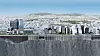Skissen viser hvordan pelene holder oppe kjørebanen på Dronning Eufemias gate.