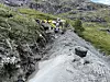 En del av grøfta i et smalt område. Foto: Kristian Bjørdal/Møre og Romsdal fylkeskommune