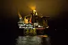 Gina Krog-plattformen ble bygget ved DSME-verftet i Sør-Korea Her er plattformen installert på feltet i Nordsjøen. Ifølge Teknisk Ukeblads kilder skal det ha blitt utbetalt store summer fra Statoil til verftet for å sikre prioritet på prosjektet. Foto: Øyvind Torjusen/Statoil - Statoil