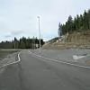 Ved Taraldrud kontrollstasjon er utlekking av seksverdig krom målt fra forsterkningslaget i veien der det er brukt knust betong. Foto: Sintef