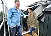 Solveig og Anders Egeland var rådville når de skulle starte med rehabiliteringen av sekstitallshuset de hadde kjøpt. Nå har de fått forskerhjelp og har halvert energiforbruket til oppvarming, blant annet Foto: Lisbet Jære