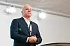 Equinor-sjef Anders Opedal ser ikke for seg en retur til Venezuela. Her fotografert under fremleggelse av kvartalsrapport høsten 2025.