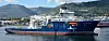 North Sea Atlantic ble levert fra Noryards i Bergen i juli i fjor. Skipet har en 550 tonns kran fra NOV og er leid ut til Technip på seksårskontrakt.