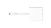 Apples USB-C Digital AV multiport adapter gjør om USB-C-inngangen i den nye Macbooken til tre separate porter. Én for USB, én for HDMI eller VGA og én for USB-C.