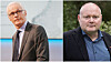 Energikommitéleder Lars Sørgard (f.v.) og Are Tomasgard, LO-sekretær.