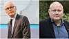 Energikommitéleder Lars Sørgard (f.v.) og Are Tomasgard, LO-sekretær.