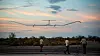 Her er Airbus nettopp kastet i været på sin jomfruferd. Dronen landet igjen onsdag.