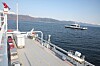 Ampere krysser Sognefjorden på en rolig solskinnsdag. med få biler på dekk. Da er det ingen problemer med å rekke nok lading på de 34 turene i døgnet.