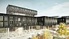 Illustrasjon av hvordan Livsvitenskapsbygget ved Universitetet i Oslo var planlagt.