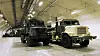 Noen av de nærmere 300 lastebilene Foto: Torbjørn Kjosvold / Forsvaret