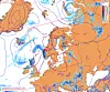 Norden: Den lokale prognosemodellen (Arome) som brukes på yr ligger inni den globale modellen fra ECMWF. Varsel innenfor den røde rammen kommer fra Arome de nærmeste 2 døgnenen, deretter er det ECMWF-data som er grunnlag for varsel også her. Foto: Vibeke Thyness