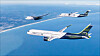 Tre hydrogenfly: Airbus lanserer tre ulike konsepter fly drevet med flytende hydrogen under merkenavnet AirbusZEROe.