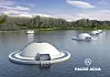 GODKJENT: Marine Harvest med det lukkede systemet 'Egget', designet av Hauge Aqua, har fått fire utviklingstillatelser. Foto: Hauge Aqua