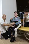 Hybrid Assistive Limb, Robot Suit HAL tillverkad av Cyberdyne, Japan NOT FOR COMMERCIAL USE UNLESS PRIOR AGREED WITH PHOTOGRAPHER. (Contact Christina Sjogren at email address : cs@christinasjogren.com )