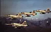 Norske F-5 i formasjon.