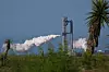 En feil med hydraulikken gjorde at SpaceX måtte gi opp torsdagens testoppskyting av Starship-raketten. Bildet er fra forberedelsene.