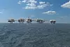 Fase 2 inkluderer en ytterligere prosessplattform (P2) som utvider prosesskapasiteten på Johan Sverdrup feltet fra 440.000 til 660.000 fat olje per dag etter oppstart av fase 2 i 2022. Foto: Statoil