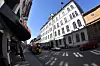 Riksantikvaren holder til i denne senklassisistiske hvite bygården fra 1860, i Dronningens gate 13. I sin tid het den Hotel du Nord.